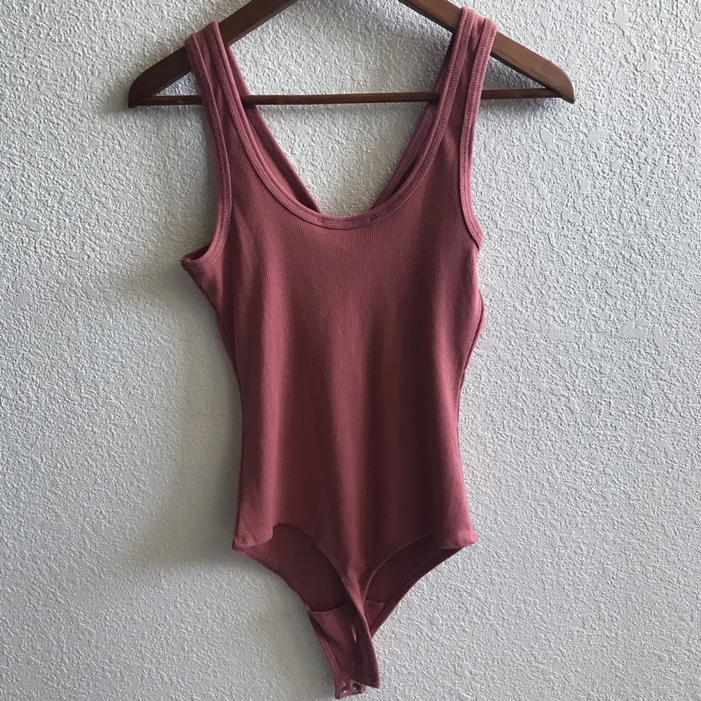 SOLD Abercrombie and Fitch henley tank bodysuit - Picture 4 of 5